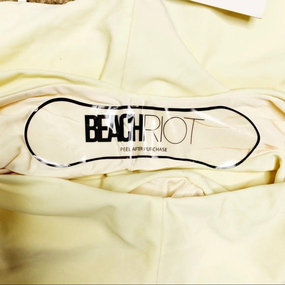 NWT - BEACH RIOT Nicolette Lace Up One Piece Suitt - Picture 5 of 5